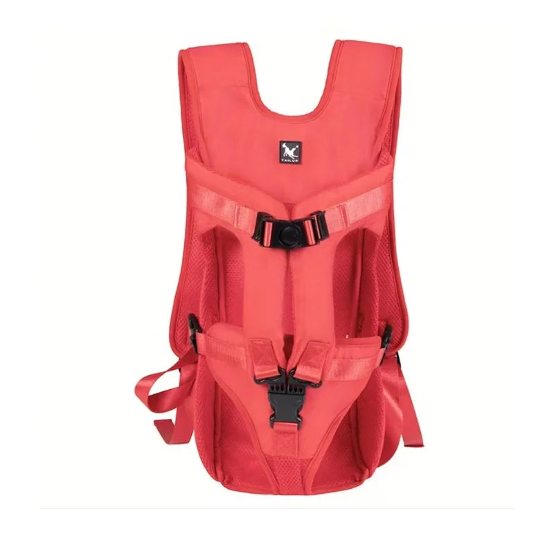 Pet Front Dog Carrier Backpacks, Adjustable Hands Free Dog Backpack Carrier For Medium Small Dogs