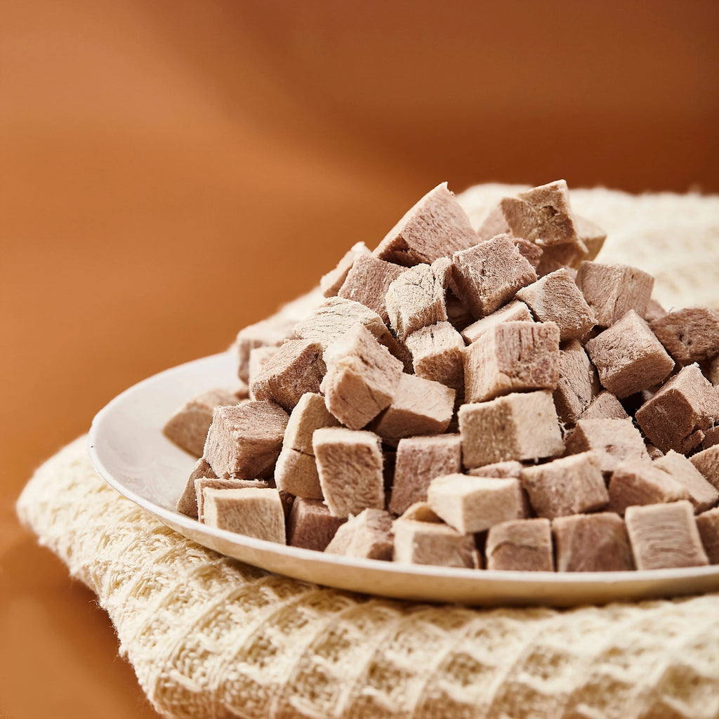 Waita 100% Natural Freeze Dried Duck Cube 50g - Cat Dog Pet Healthy Treats High Protein Low Fat Training Reward