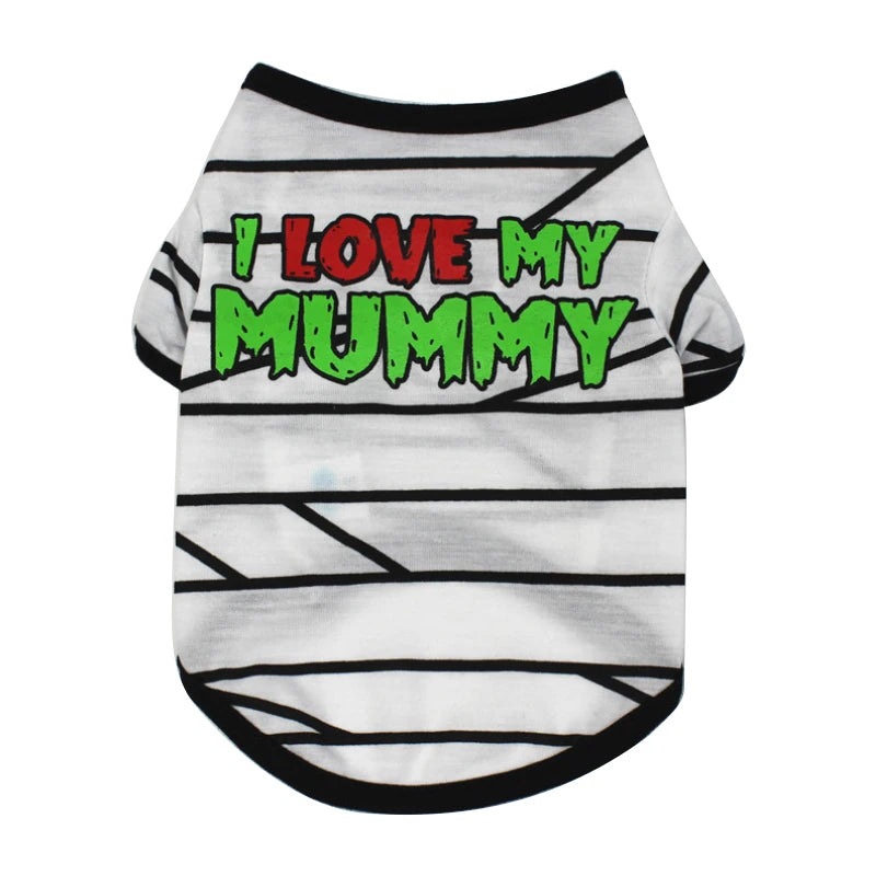 Halloween Dog Clothes Funny Pet Costumes For Small Dogs Shirt Grimace Pumpkin Cat Hoodies For kitty Puppy Party Dress Up Outfit