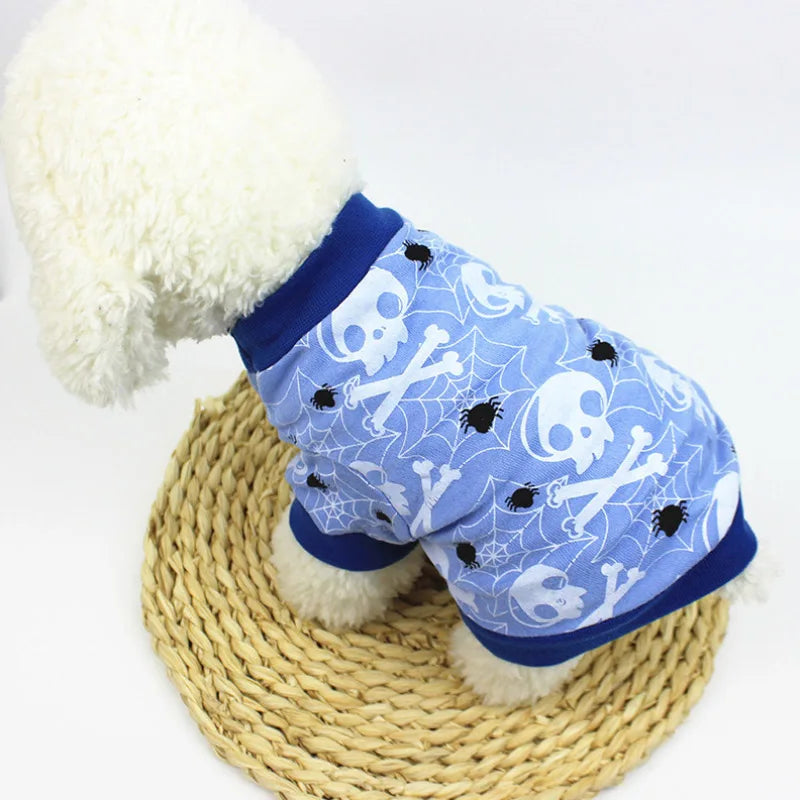 Halloween Dog Clothes Funny Pet Costumes For Small Dogs Shirt Grimace Pumpkin Cat Hoodies For kitty Puppy Party Dress Up Outfit