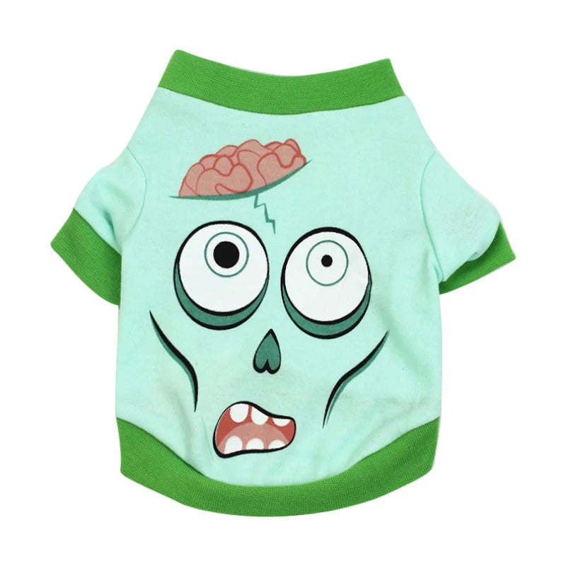 Halloween Dog Clothes Funny Pet Costumes For Small Dogs Shirt Grimace Pumpkin Cat Hoodies For kitty Puppy Party Dress Up Outfit