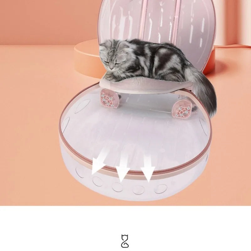 Transparent Pet Suitcase Large Capacity Dog Travel Suitcase Outdoor Portable Bubble Box Pet Aviation Box Small Cat Bag