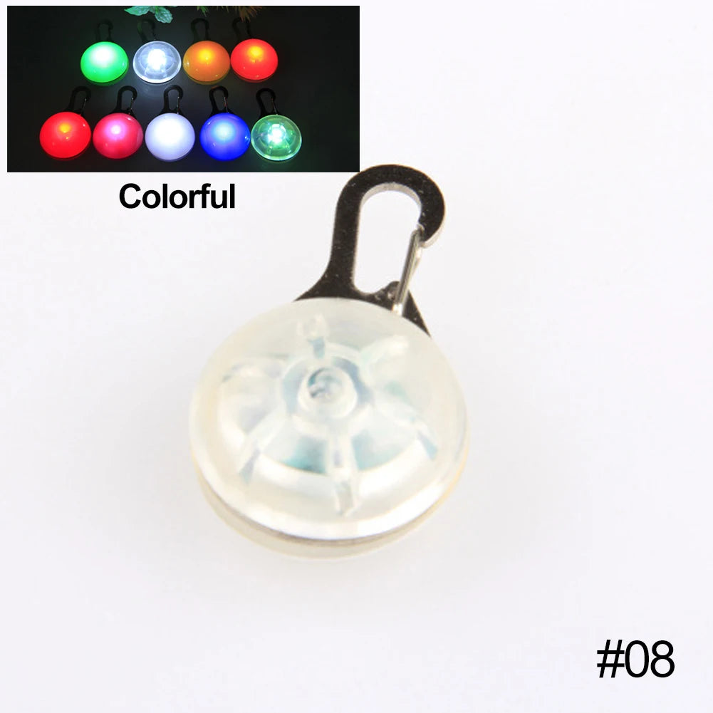 Cute Pet Night Safety LED Flashlight Collar Dog Guide Lights Glowing Pendant Necklace Pet Luminous Bright Glowing Collar in Dark