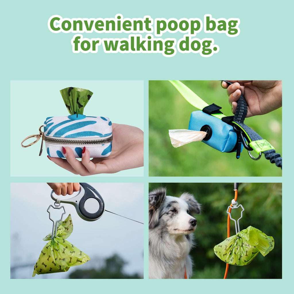 Dog Poo Bags - 540 Counts Biodegradable Poop Waste Bag Refill Rolls for Dogs Large and Leak Proof Poo Bag