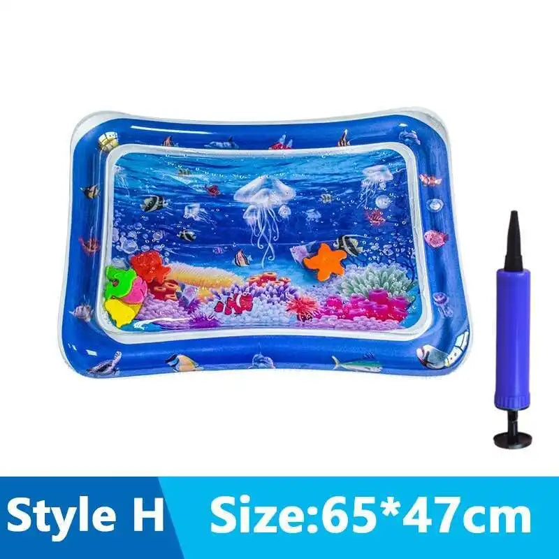 Cats Sensory Water Play Mat With Fish Thickened Inflatable Water Bed Dog Pet Play Sensory Toy Water For Pet Play Interactive Fun