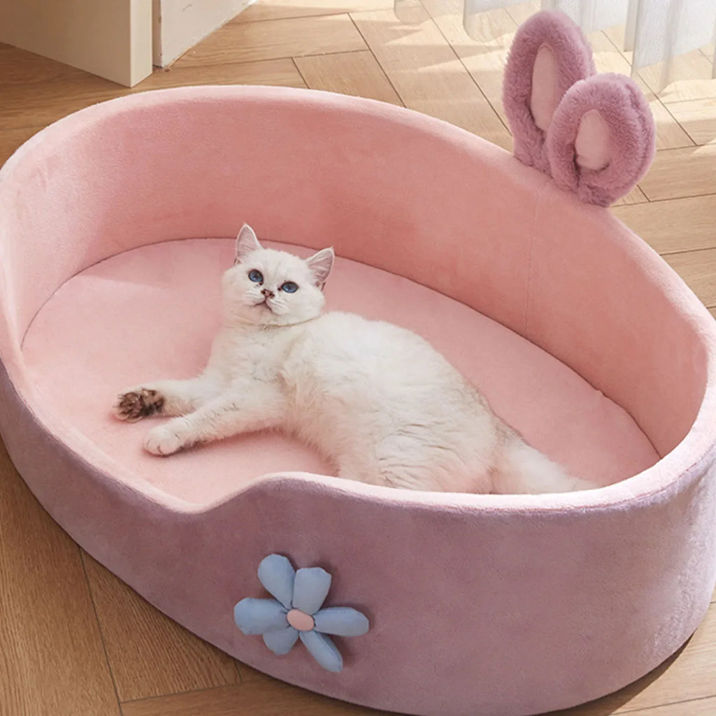Soft Pet Bed Detachable Washable Dog Sleeping Very Soft Comfortable Warm Cat Mats Four Seasons Detachable Pet Beds Supplies