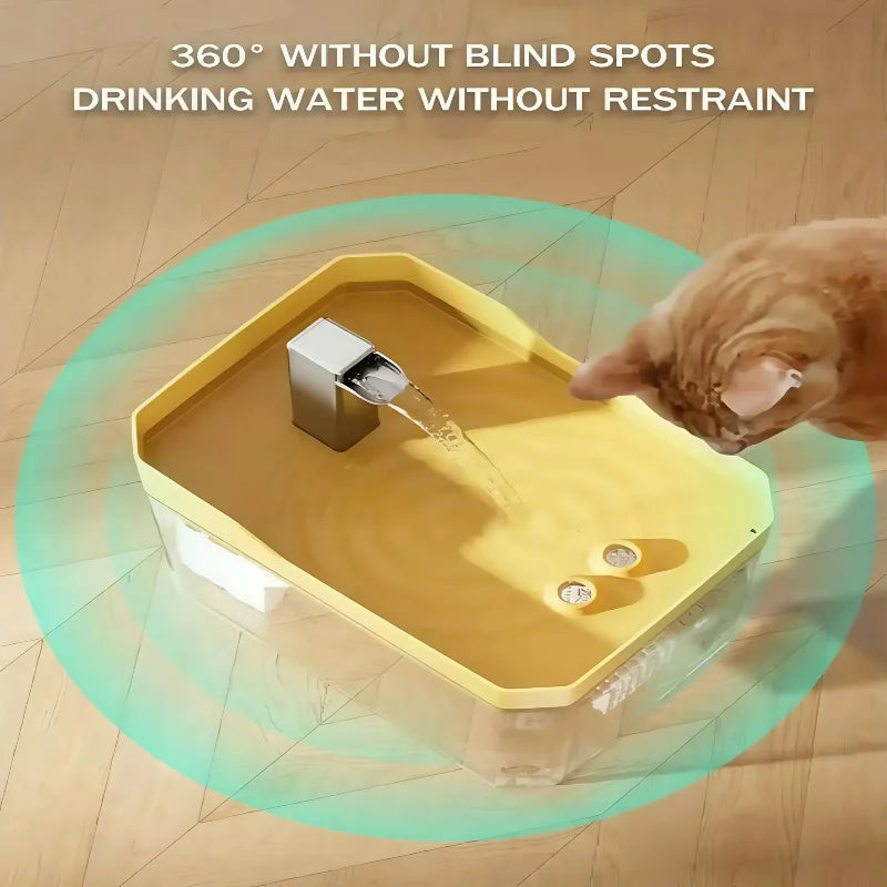 2025 New Cat Automatic Water Dispenser Drinking circulating filters flowing water intelligent pet automatic water dispenser