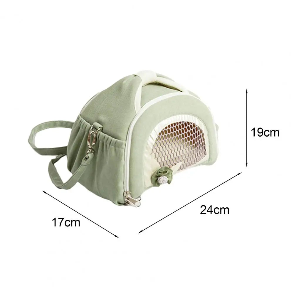 Pet Transport Bag Breathable Pet Carrier Bag for Hamsters Guinea Pigs Rabbits Comfortable Travel Tote for Small Pets for Sugar