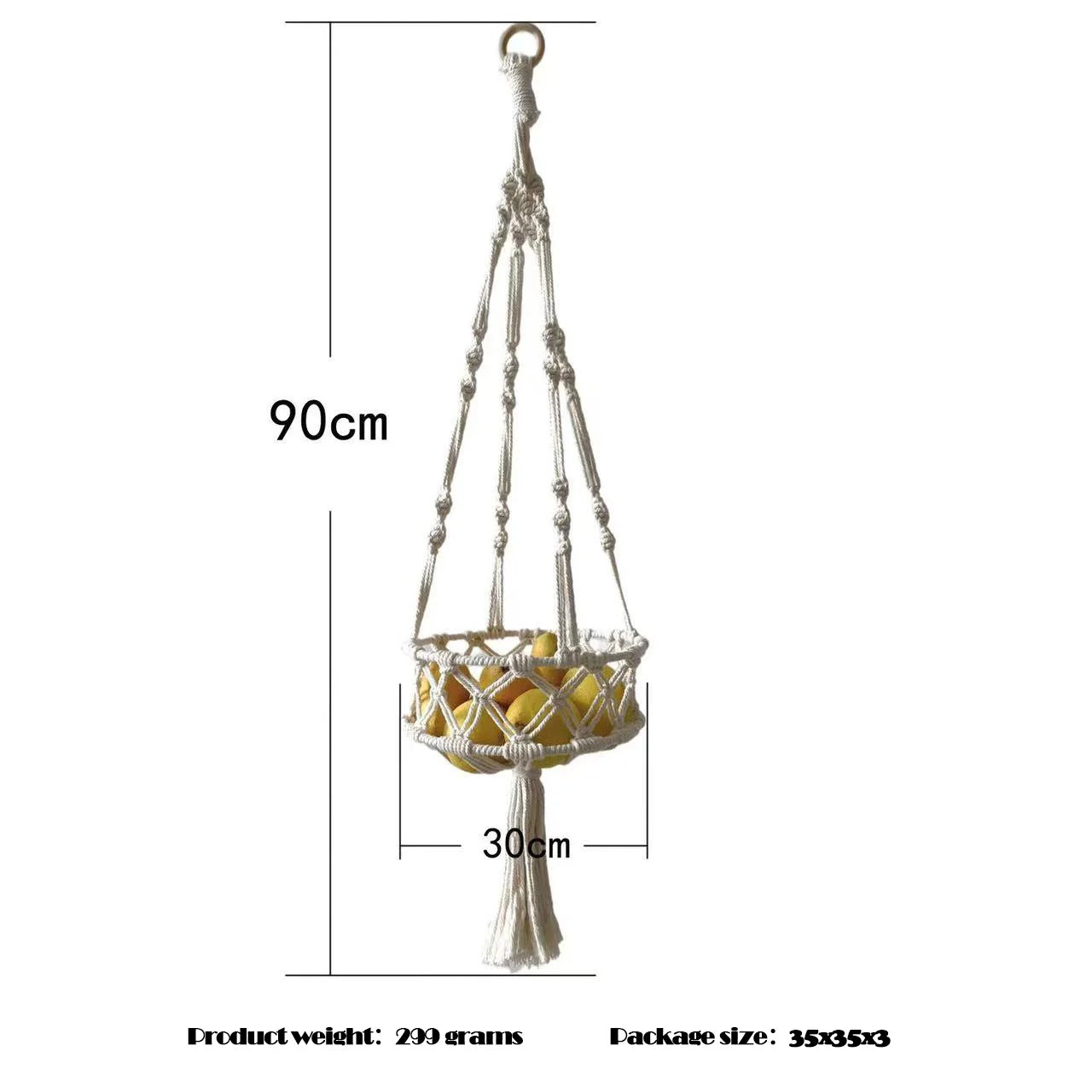 Cat Hammock Basket Hanging Cat Bed Hammock Handwoven Tassel Boho Cat Swing Cotton Rope Bed Kitten House