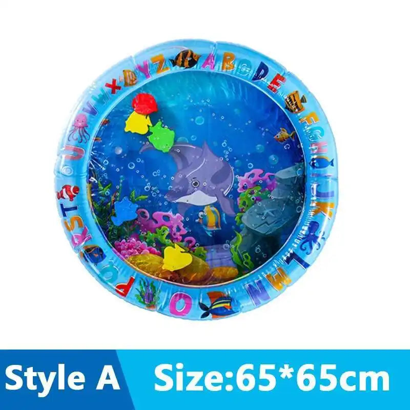 Cats Sensory Water Play Mat With Fish Thickened Inflatable Water Bed Dog Pet Play Sensory Toy Water For Pet Play Interactive Fun