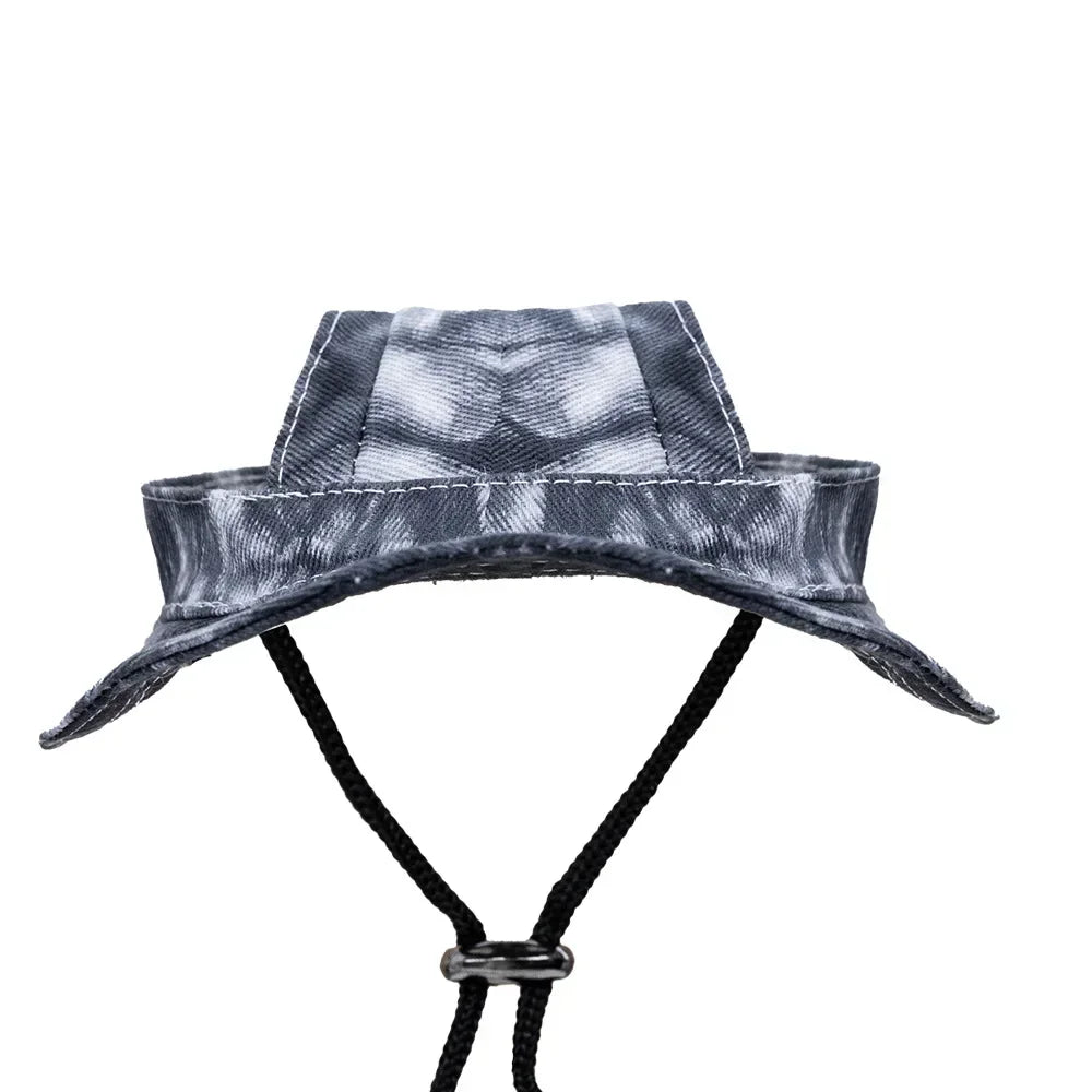 Small Dog Cat Hats Cat Cowboy Hat with Ear Holes Tiny Pet Birthday Party Costume Cat Headwear Puppy Dog Kitten Hat Chihuahua Cap