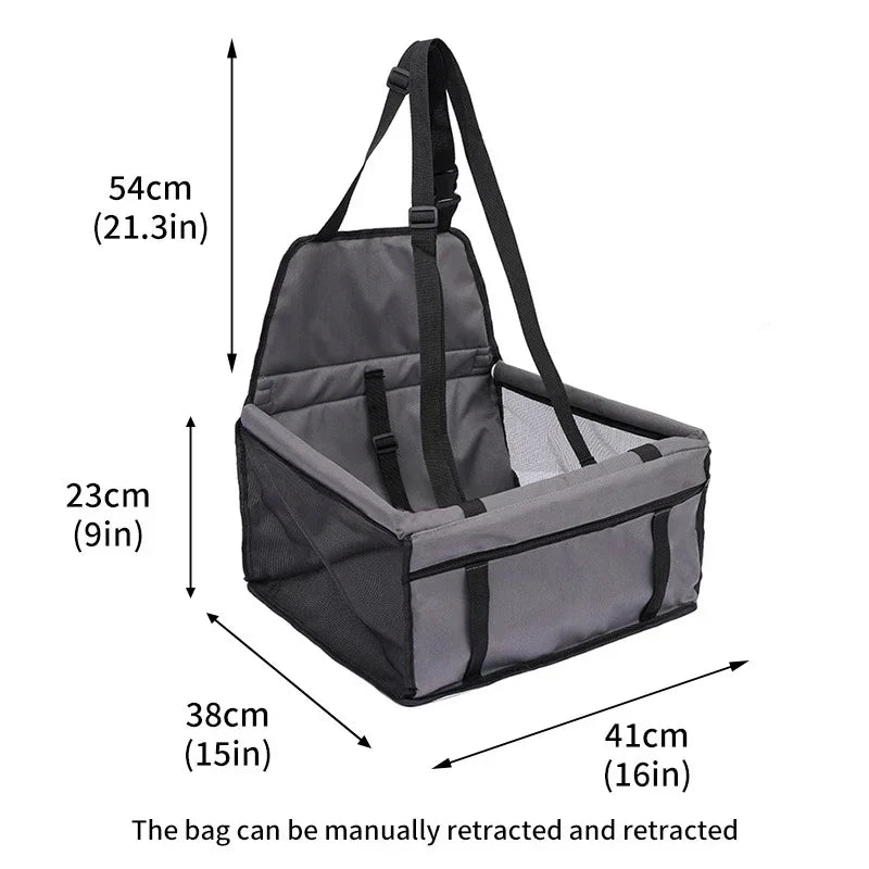 5 color Double Thick Waterproof Travel Accessories Mesh Hanging Bag Folding Pet Supplies Dog Mat Blanket Safety Pet Car Seat Bag