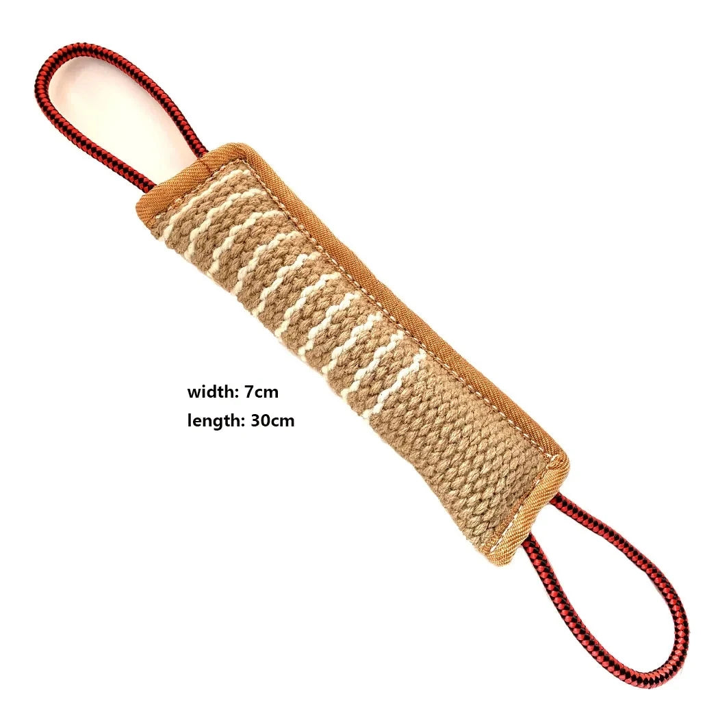 Guard Dog Bite Training Set Durable Jute Training Young Arm Protection Safety Pet Dog Bite Sleeve With Handle Thickened