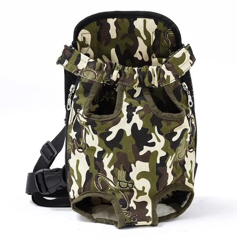 Outdoor Pet Dog Carrier Backpack Breathable Camouflage Travel Products Bags For Small Dog Cat Chihuahua Teddy Mesh Backpack