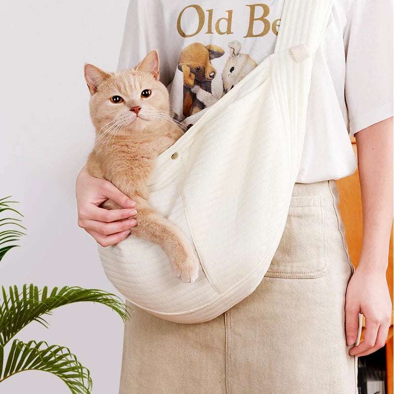 Outdoor Puppy Carrier Bag Carrier Bag Cat Carrier Bags Out Crossbody Shoulder Bag Portable Cat Dog Sling Bag Pet Carrying Suppli