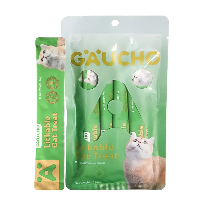 Pet Snacks Cat Food Wet Food Creamy Bar Cat Treats Factory Direct Sales Animal Treats Strips