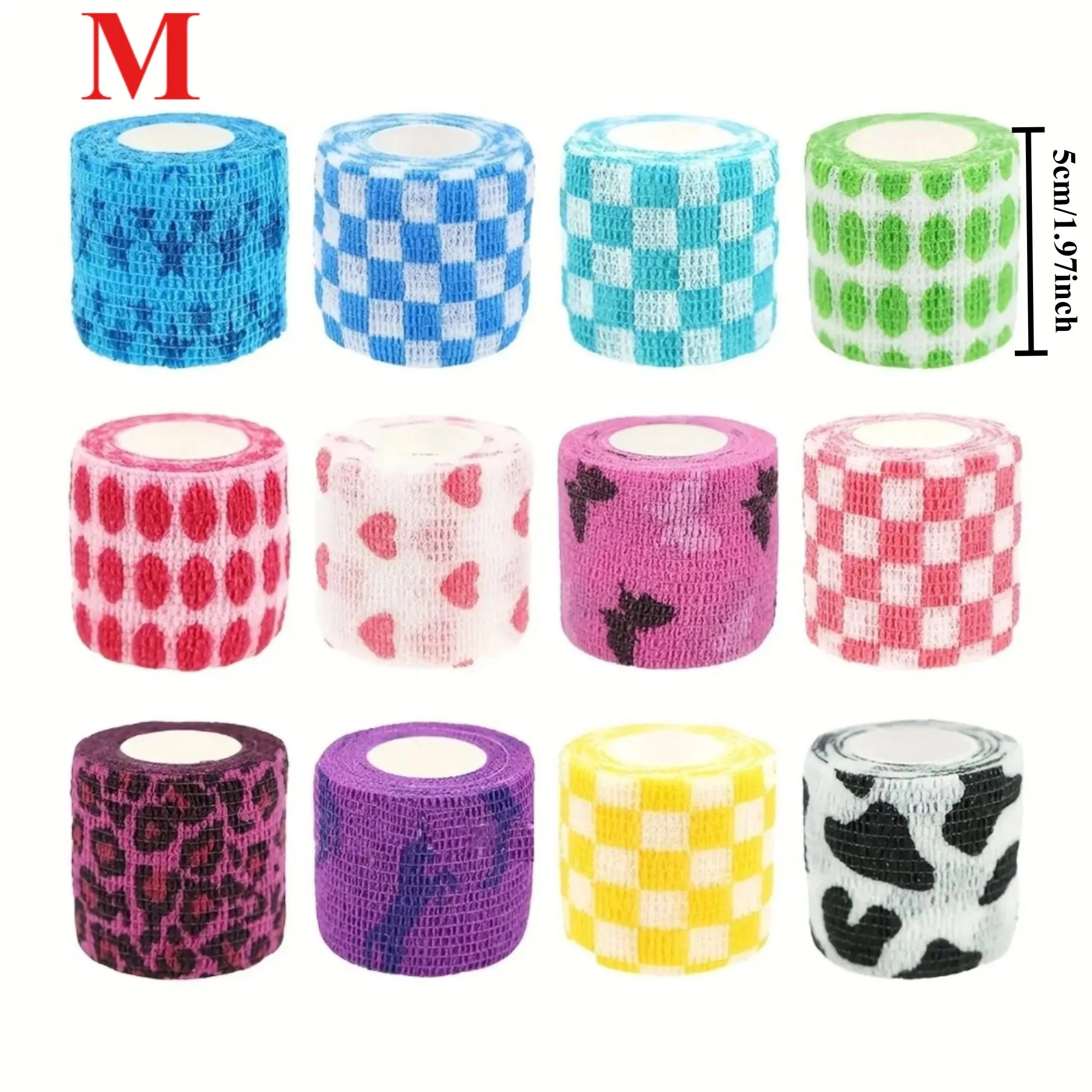 Cat Self-adhesive Elastic Bandage Dog Cat Bandage Leg Cover Protector Strap Bandage Non-woven Cohesive Bandage for Pet