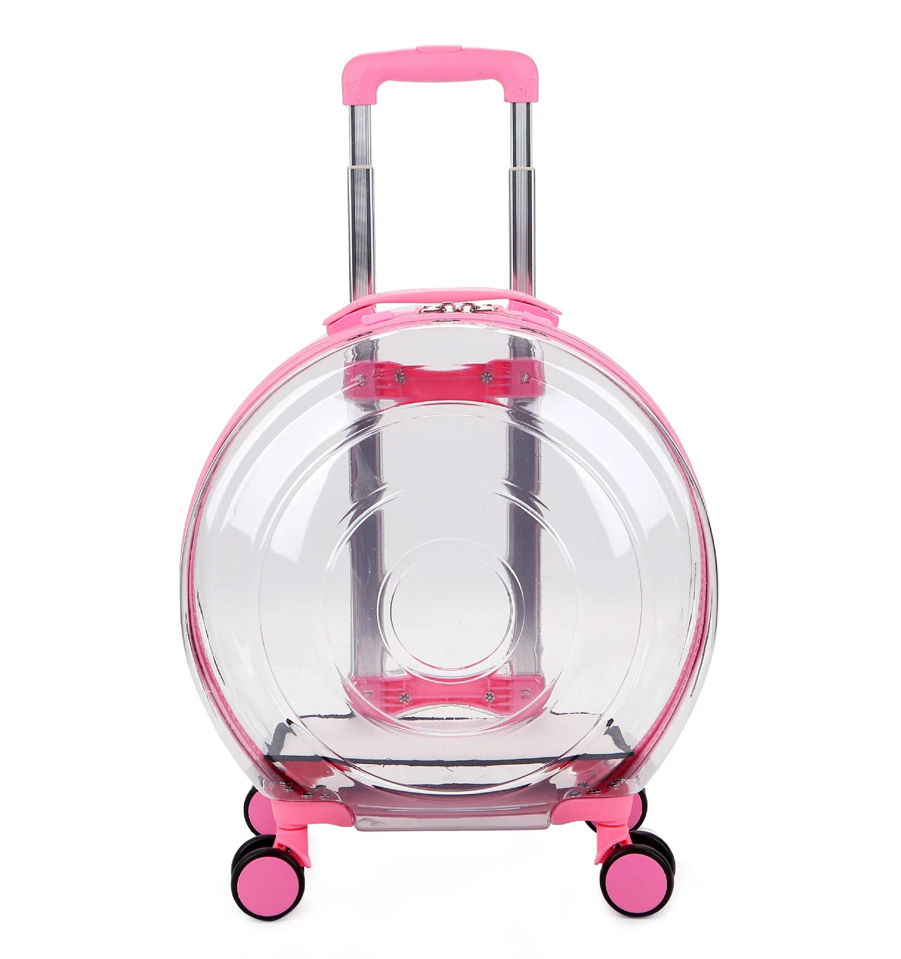Transparent Pet Suitcase Large Capacity Dog Travel Suitcase Outdoor Portable Bubble Box Pet Aviation Box Small Cat Bag