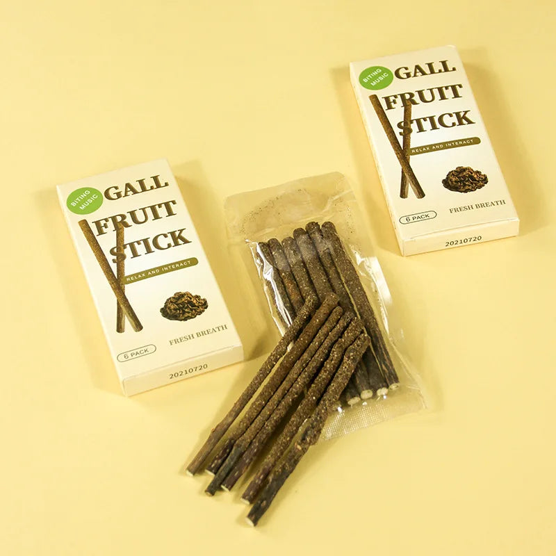 6 Sticks Natural Cat Mint Sticks Cat Catnip Chews Toys Pet Molar Sticks Kittens Cleaning Teeth Bite-resistant Toys Pet Products