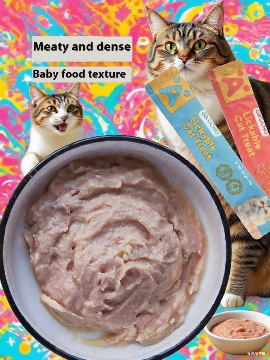 Pet Snacks Cat Food Wet Food Creamy Bar Cat Treats Factory Direct Sales Animal Treats Strips