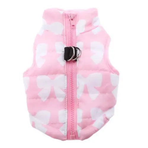 Dog Clothes Winter Camo Skull Butterfly Leopard Vest Coat Warm Pet Hoodie Jacket for Small Medium Dogs  Fashion Puppy Outfit