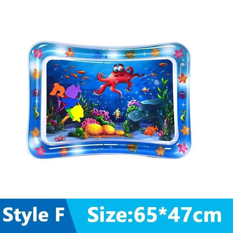Cats Sensory Water Play Mat With Fish Thickened Inflatable Water Bed Dog Pet Play Sensory Toy Water For Pet Play Interactive Fun