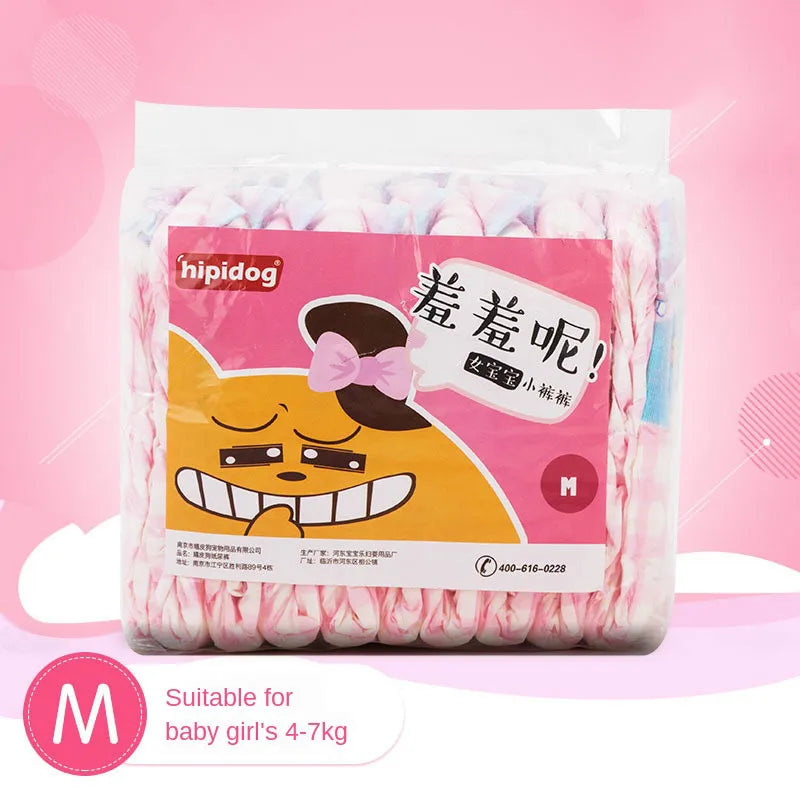 10PCS/pack Super Absorption Physiological Pants Dog Diapers for Dogs Pet  Disposable Leakproof Nappies Small Puppy Male Dog