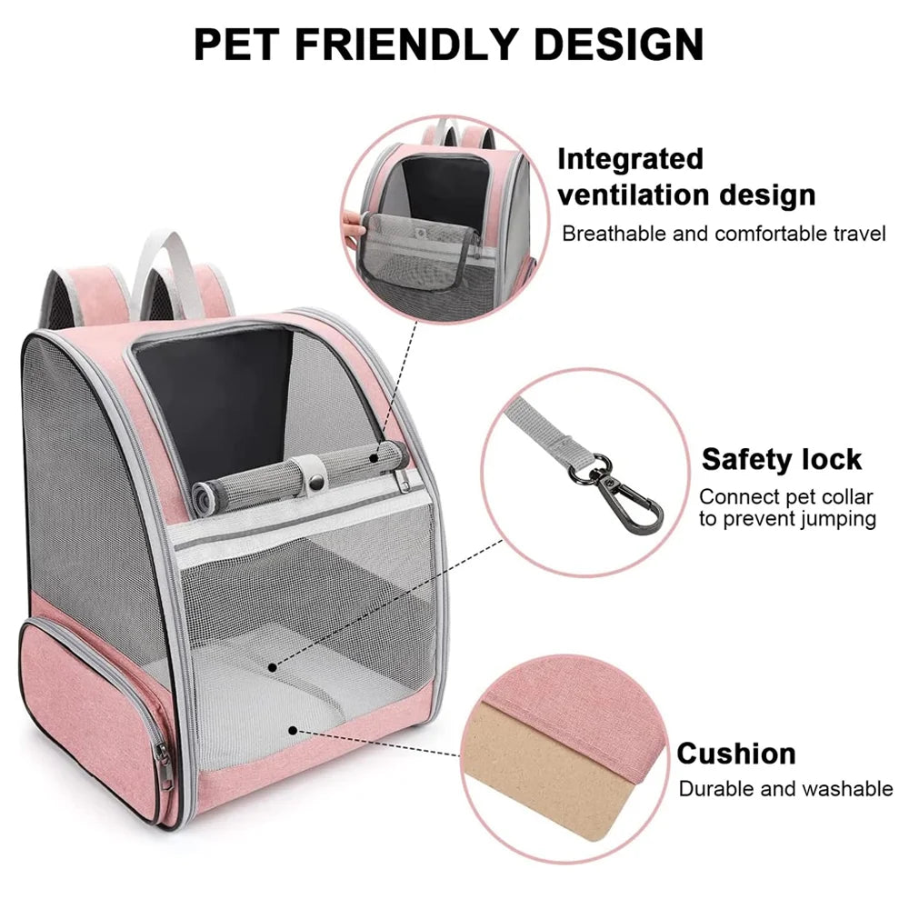 35*28*41cm Pet Cat Bag Breathable Canvas Portable Cat Backpack Outdoor Travel Transport Bag For Cats And Puppy Carrying Bags