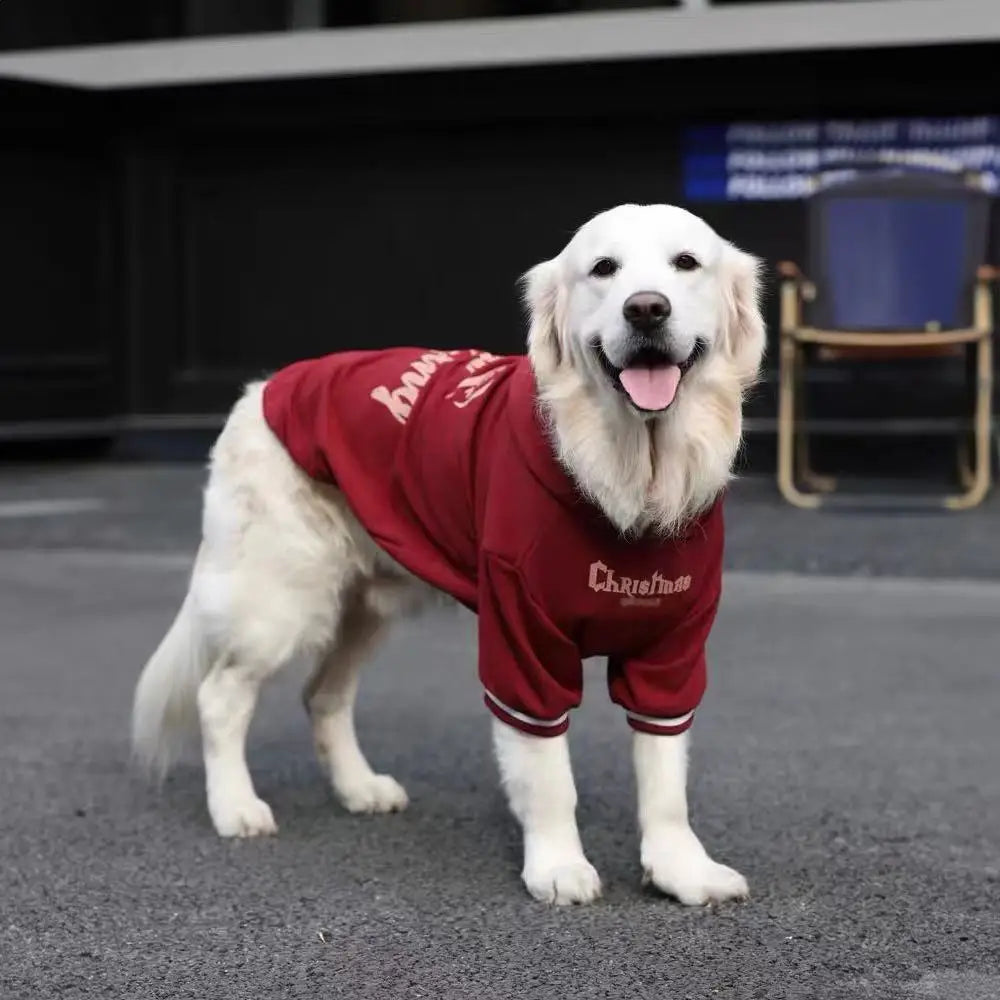 Big Dog Clothes Autumn and Winter Pet Padded Sweatshirt