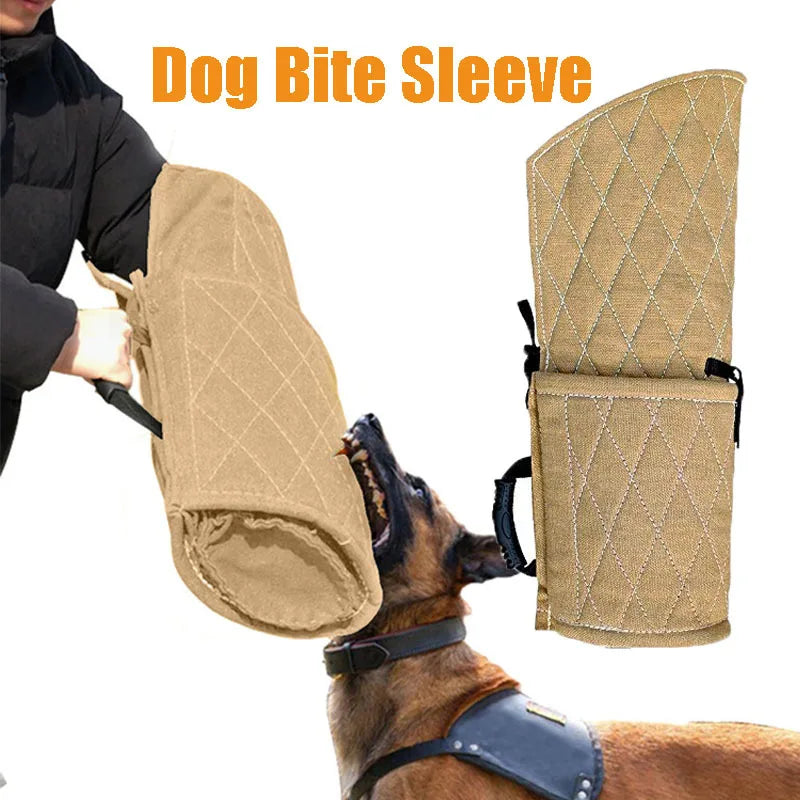 Guard Dog Bite Training Set Durable Jute Training Young Arm Protection Safety Pet Dog Bite Sleeve With Handle Thickened