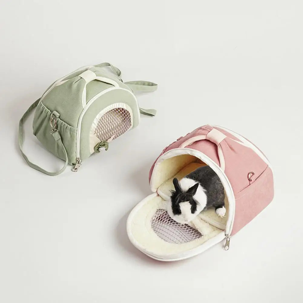 Pet Transport Bag Breathable Pet Carrier Bag for Hamsters Guinea Pigs Rabbits Comfortable Travel Tote for Small Pets for Sugar