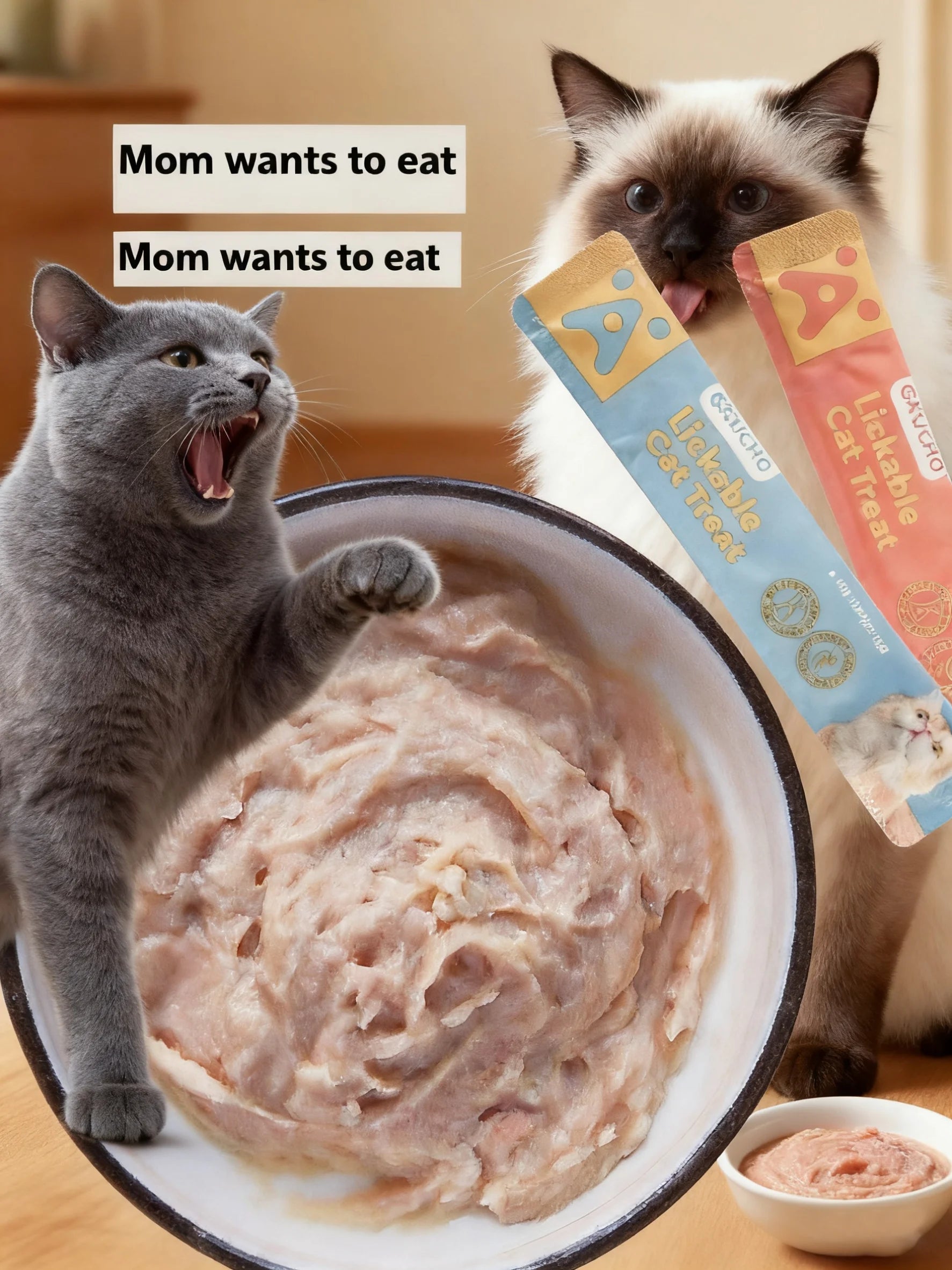 Pet Snacks Cat Food Wet Food Creamy Bar Cat Treats Factory Direct Sales Animal Treats Strips