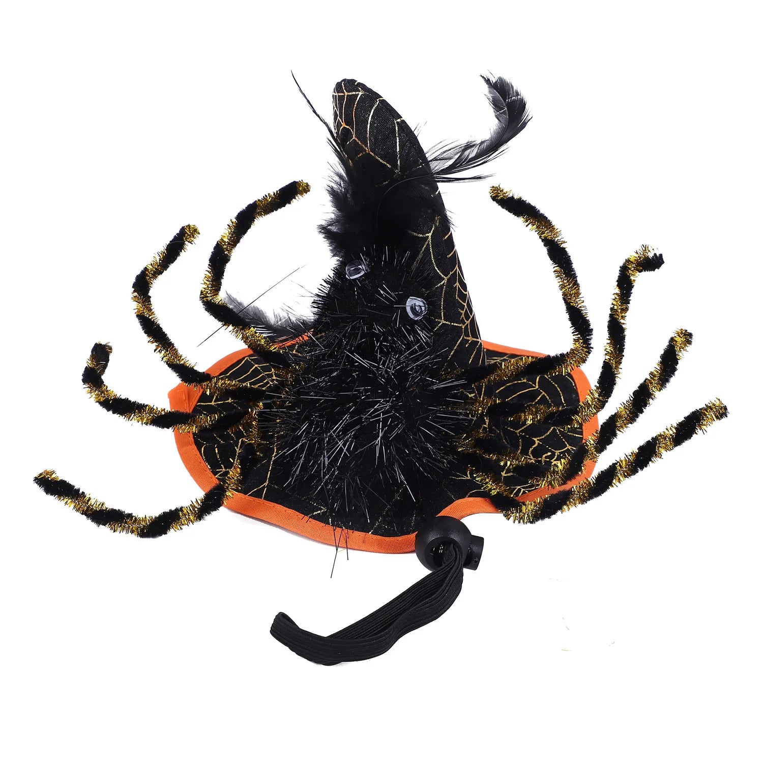 Pet Halloween Decoration Set, Pet Halloween Collar, Dog Halloween Hat, Bib