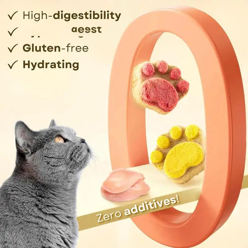 Natural Cat Treats Cat Snacks Cat Paw Biscuits Kitten Treats Healthy Cat Treats Dry Cat Treats Natural Cat Biscuits Cat Food