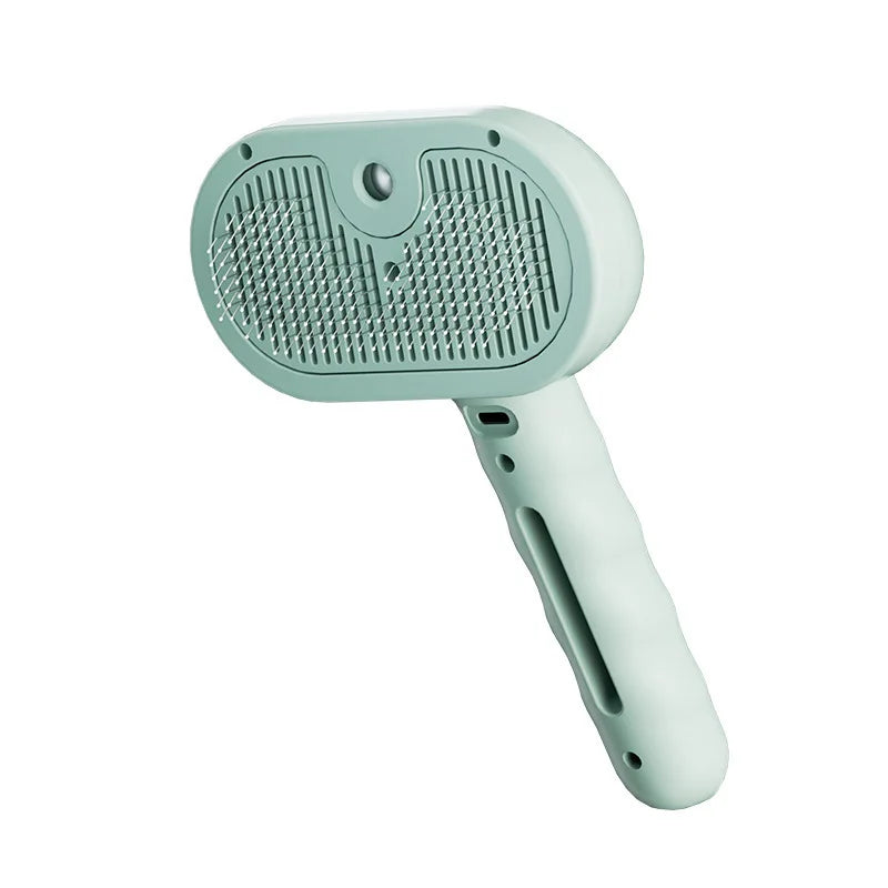 Spray Cat Brush for Shedding - Pet Hair Removal Comb with Water Tank and Release Button Cat Dog Steam Brush Pet Steam Brush