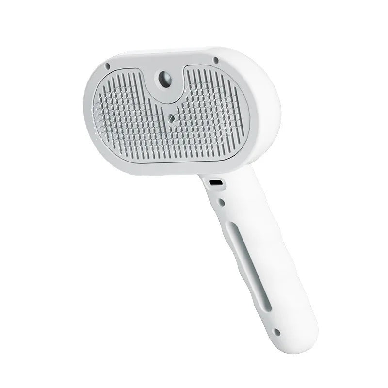 Spray Cat Brush for Shedding - Pet Hair Removal Comb with Water Tank and Release Button Cat Dog Steam Brush Pet Steam Brush