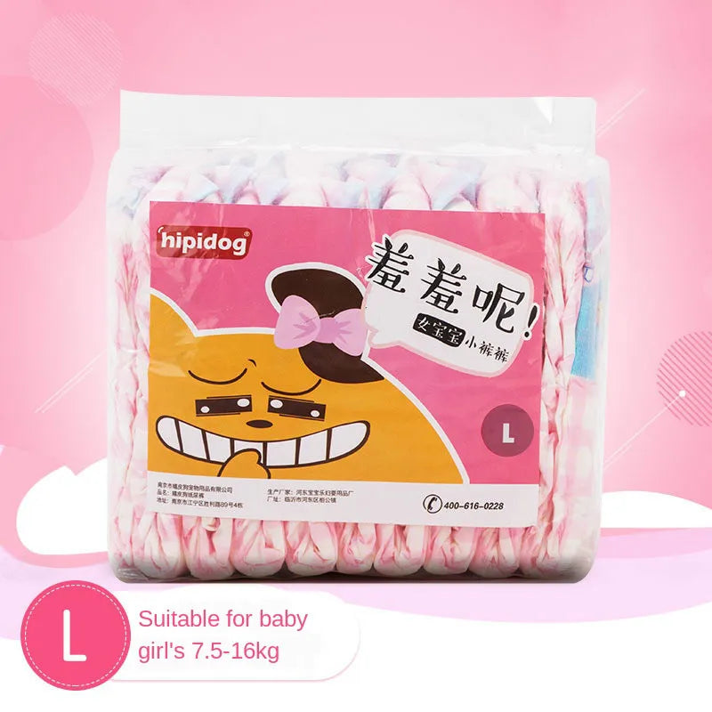 10PCS/pack Super Absorption Physiological Pants Dog Diapers for Dogs Pet  Disposable Leakproof Nappies Small Puppy Male Dog