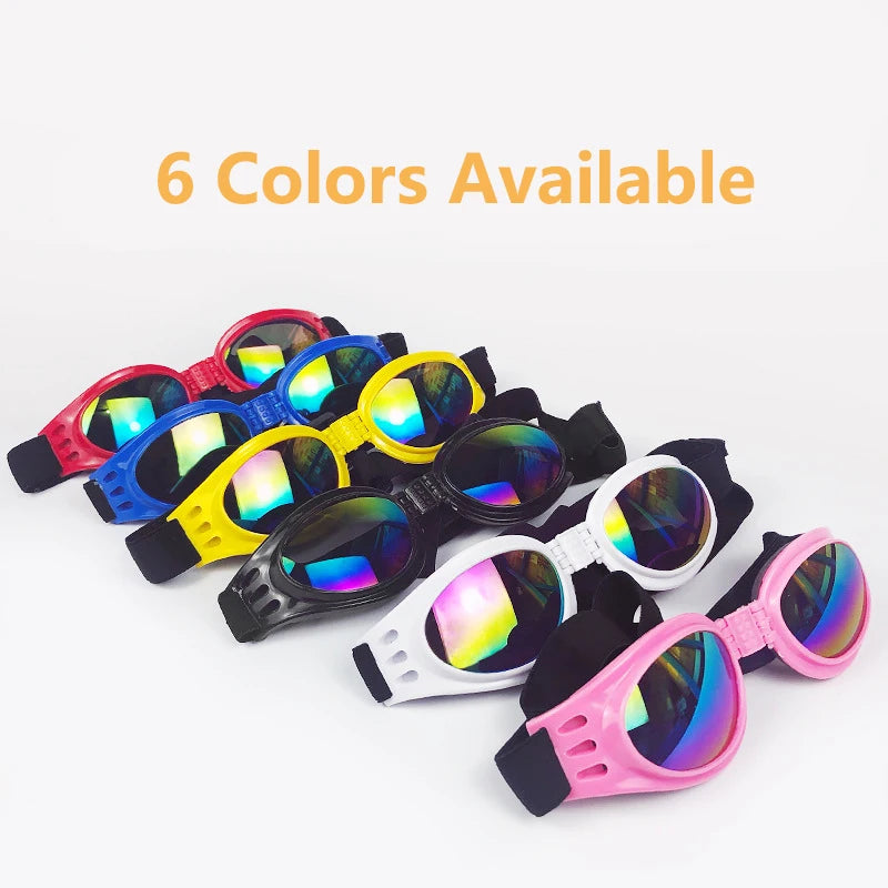 Foldable Dogs Sunglasses Prevent UV Pet Glasses Fashionable Adjustable Goggles for Cats Dogs Photo Prop Pet Accessories