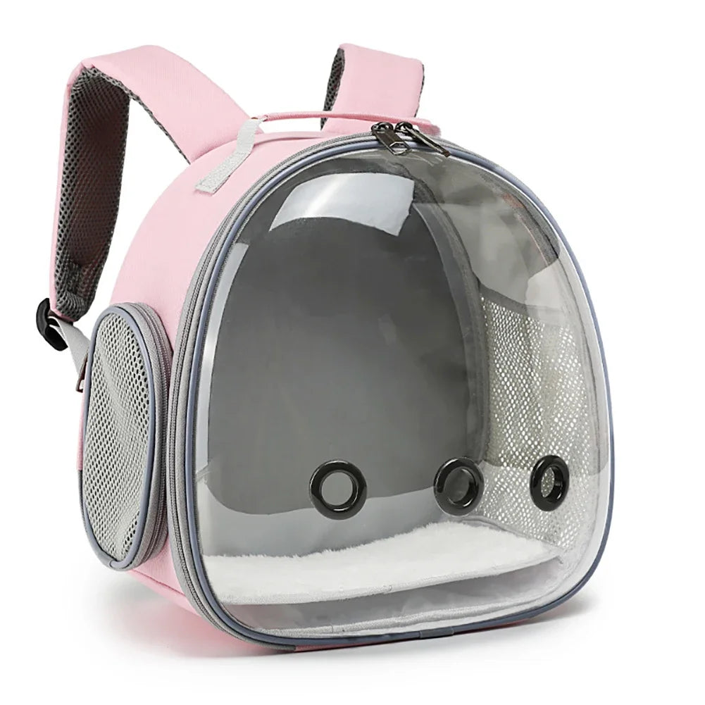 Portable Travel Small Animal Carrier Backpack Breathable Pet Bag For Guinea Pig Bird Rabbit Hedgehog Hamsters Chinchilla