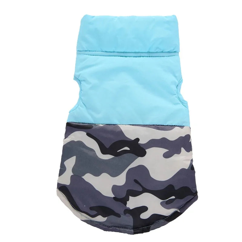 Dog Clothes Winter Camo Skull Butterfly Leopard Vest Coat Warm Pet Hoodie Jacket for Small Medium Dogs  Fashion Puppy Outfit