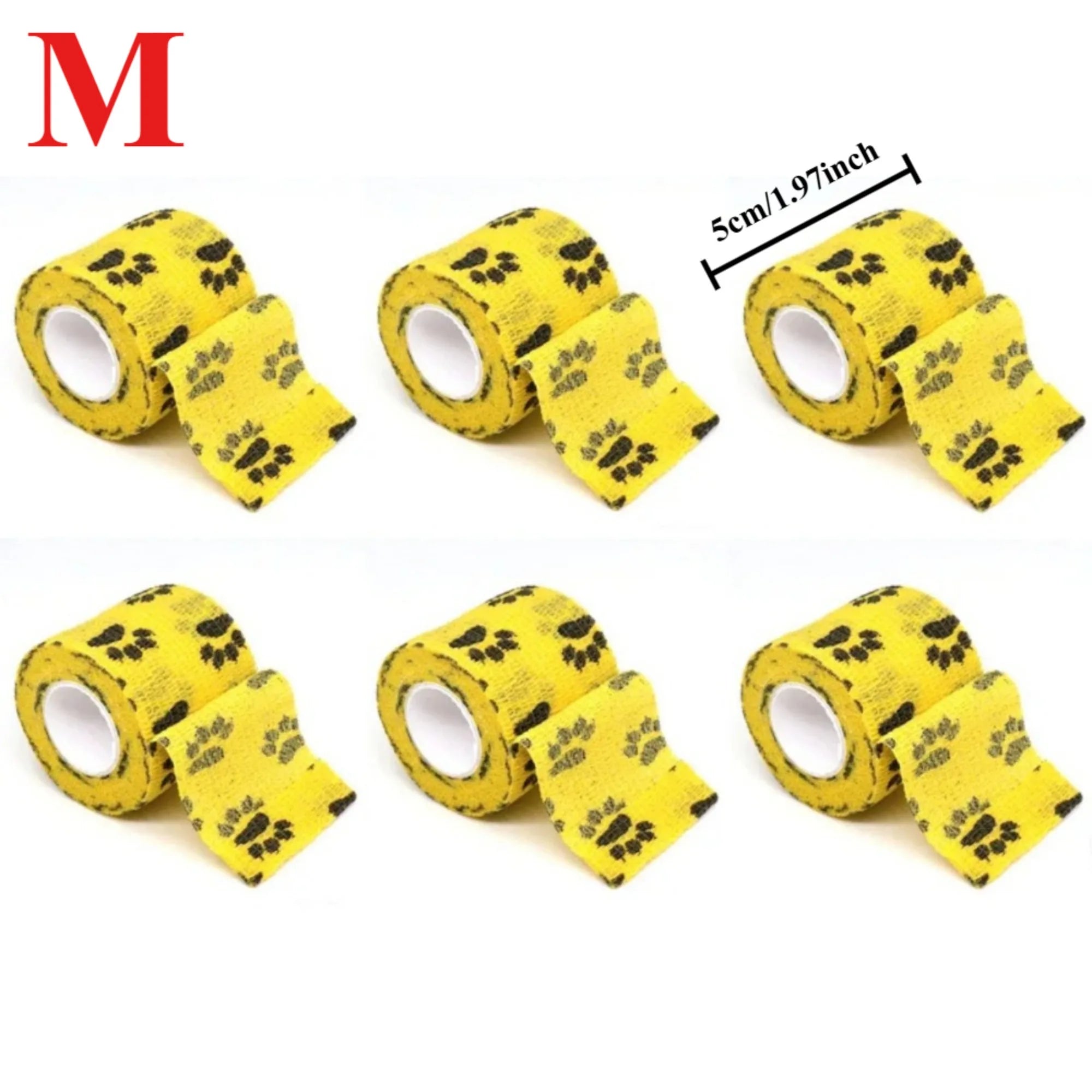 Cat Self-adhesive Elastic Bandage Dog Cat Bandage Leg Cover Protector Strap Bandage Non-woven Cohesive Bandage for Pet