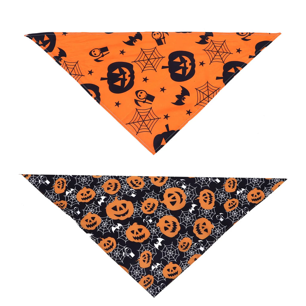 Pet Halloween Decoration Set, Pet Halloween Collar, Dog Halloween Hat, Bib