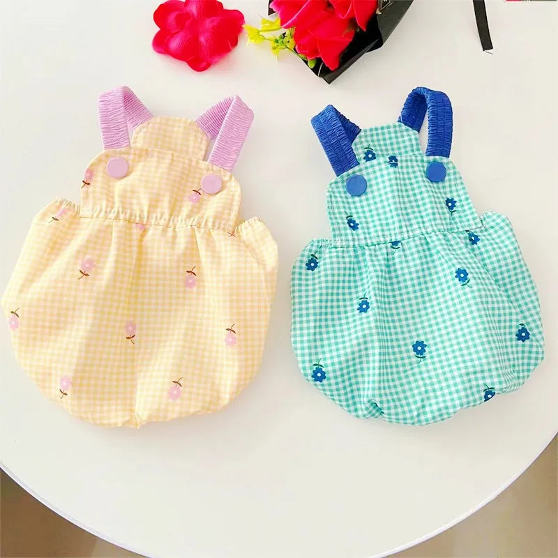 Pet Suspenders Puppy Dress for Girl Dog Clothes Summer Striped Skirt Dog Dresses Chihuahua Luxury Costume Bihcon Yorkie Vest