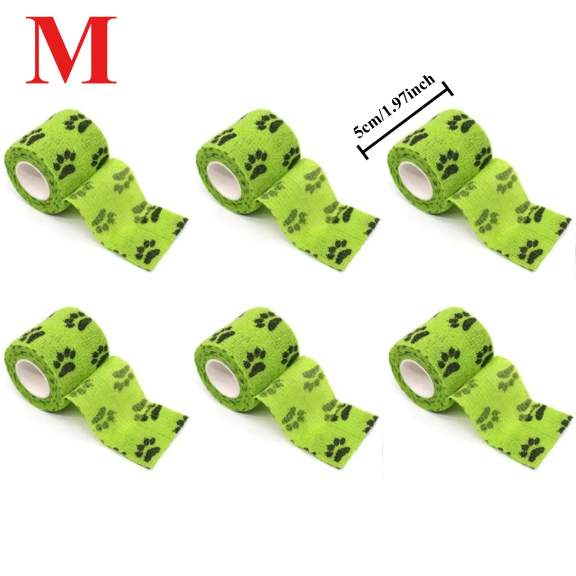 Cat Self-adhesive Elastic Bandage Dog Cat Bandage Leg Cover Protector Strap Bandage Non-woven Cohesive Bandage for Pet