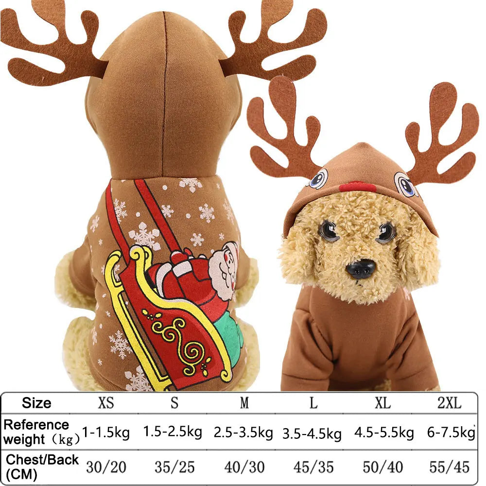 Cartoon Dog Clothes Halloween Costumes Dogs Small, Medium and Big Dog Christmas Pet Clothes Funny Autumn and Winter Clothes