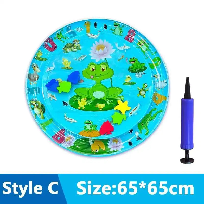 Cats Sensory Water Play Mat With Fish Thickened Inflatable Water Bed Dog Pet Play Sensory Toy Water For Pet Play Interactive Fun