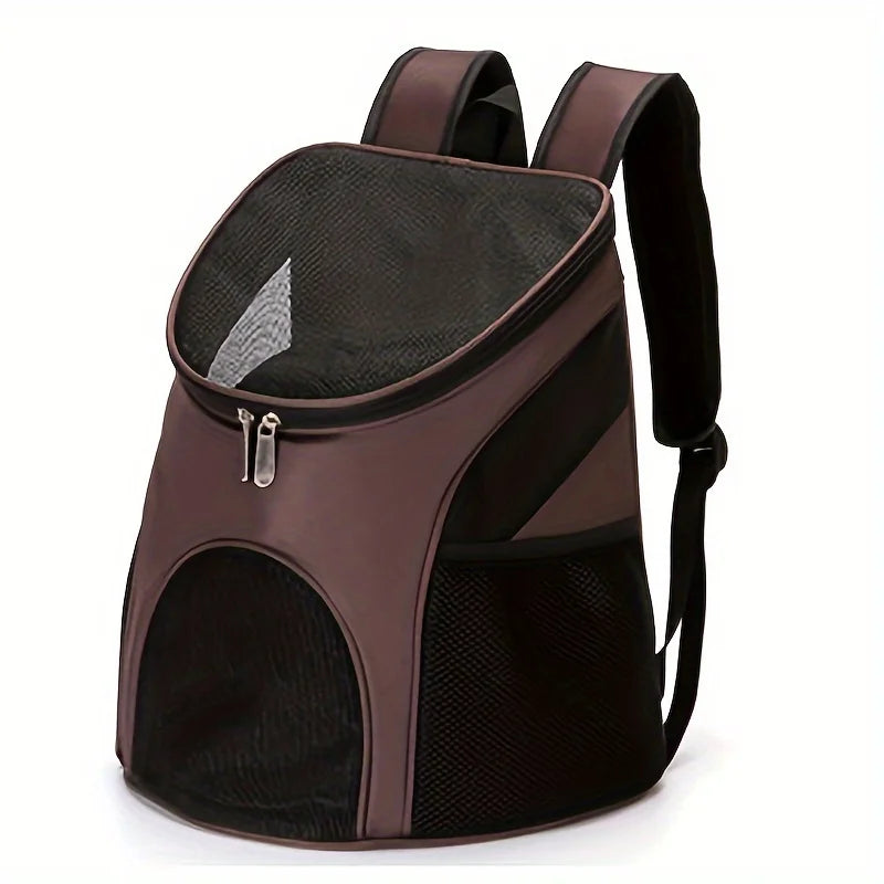 Portable Mesh Dog Bag Breathable Dog Backpack Foldable Large Capacity Dog Bag,Large capacity breathable dog outdoor backpack