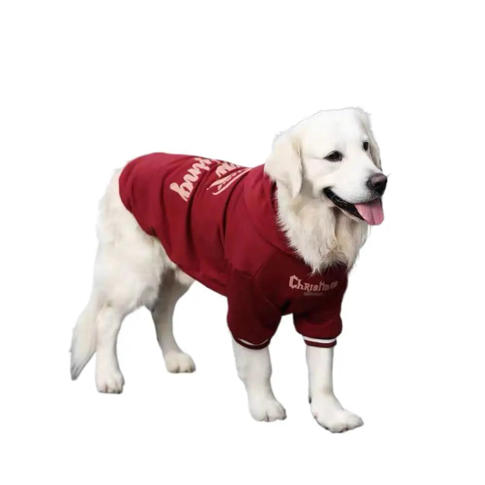 Big Dog Clothes Autumn and Winter Pet Padded Sweatshirt