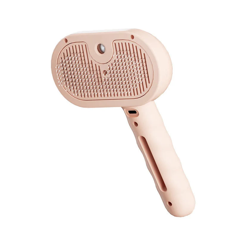 Spray Cat Brush for Shedding - Pet Hair Removal Comb with Water Tank and Release Button Cat Dog Steam Brush Pet Steam Brush