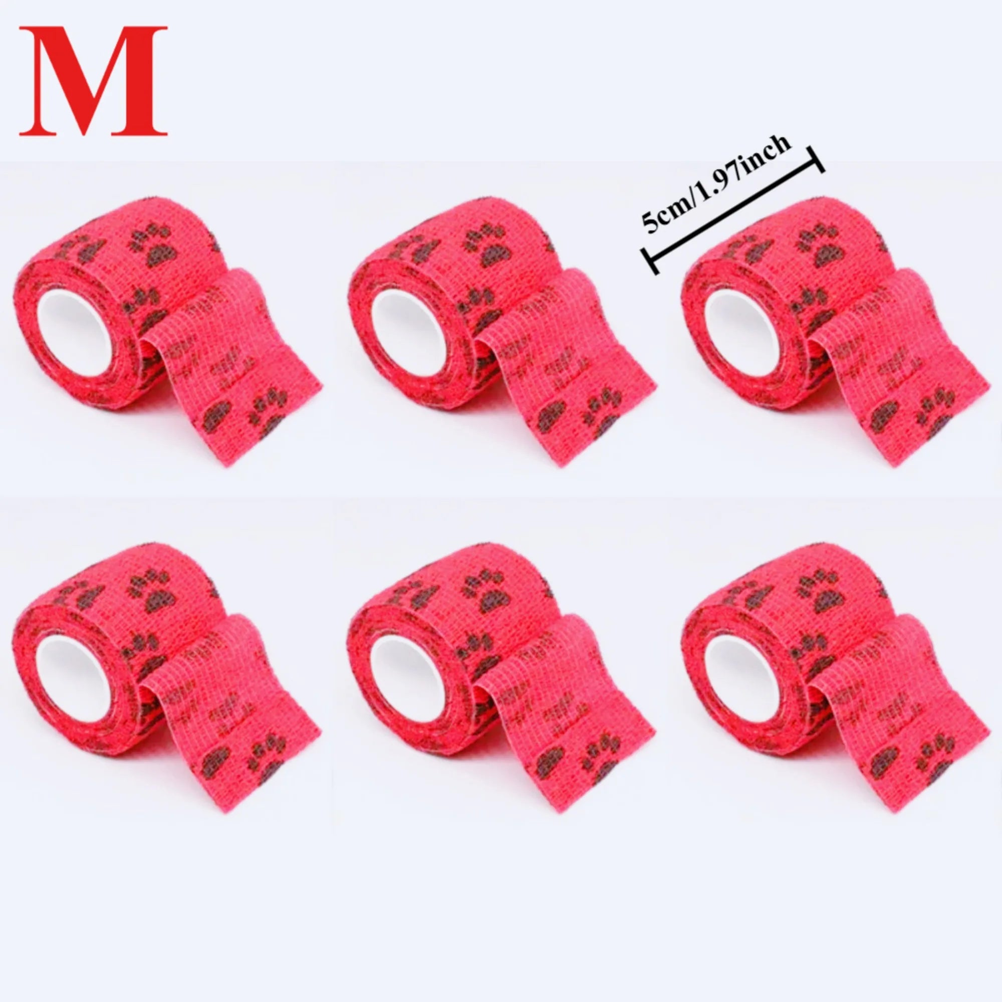 Cat Self-adhesive Elastic Bandage Dog Cat Bandage Leg Cover Protector Strap Bandage Non-woven Cohesive Bandage for Pet